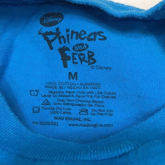 Disney Brand Phineas And Ferb “Perry The Platypus” Large Black All Over … - Picture 3 of 3